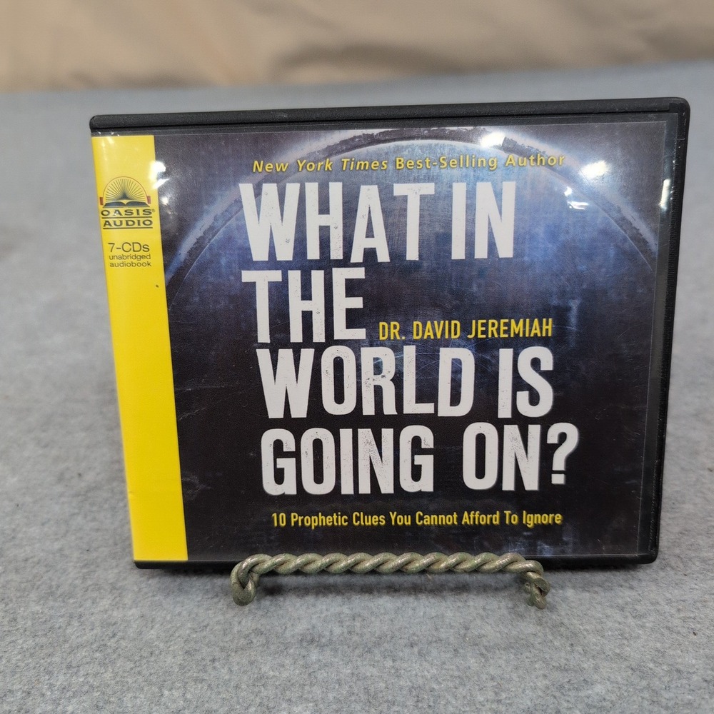 Dr David Jeremiah What In The World Is Going On 7 CD Unabridged‎ Audiobook